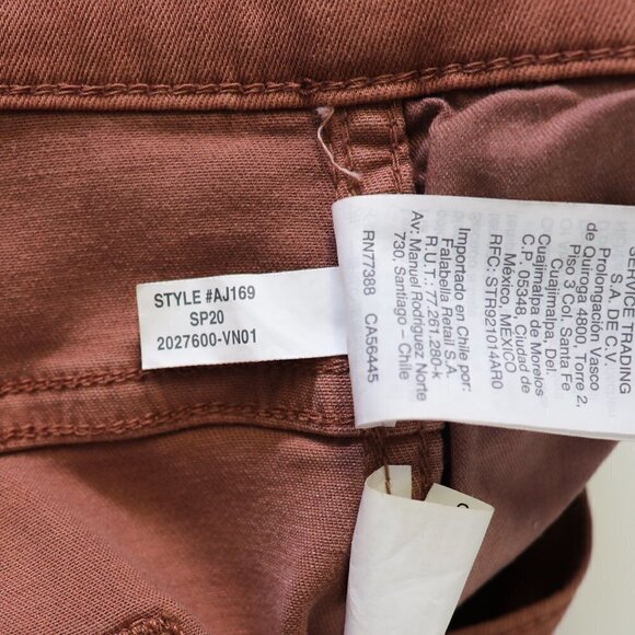 Madewell 10" High-Rise Skinny Jeans Garment-Dyed TENCEL Denim Edition Clay 32 - Picture 11 of 12